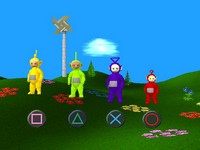 une photo d'Ã©cran de Teletubbies sur Sony Playstation